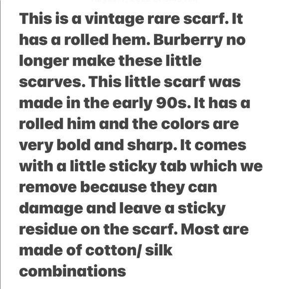 Burberry turtle scarf nwot signed. 2 n stock - Picture 3 of 11